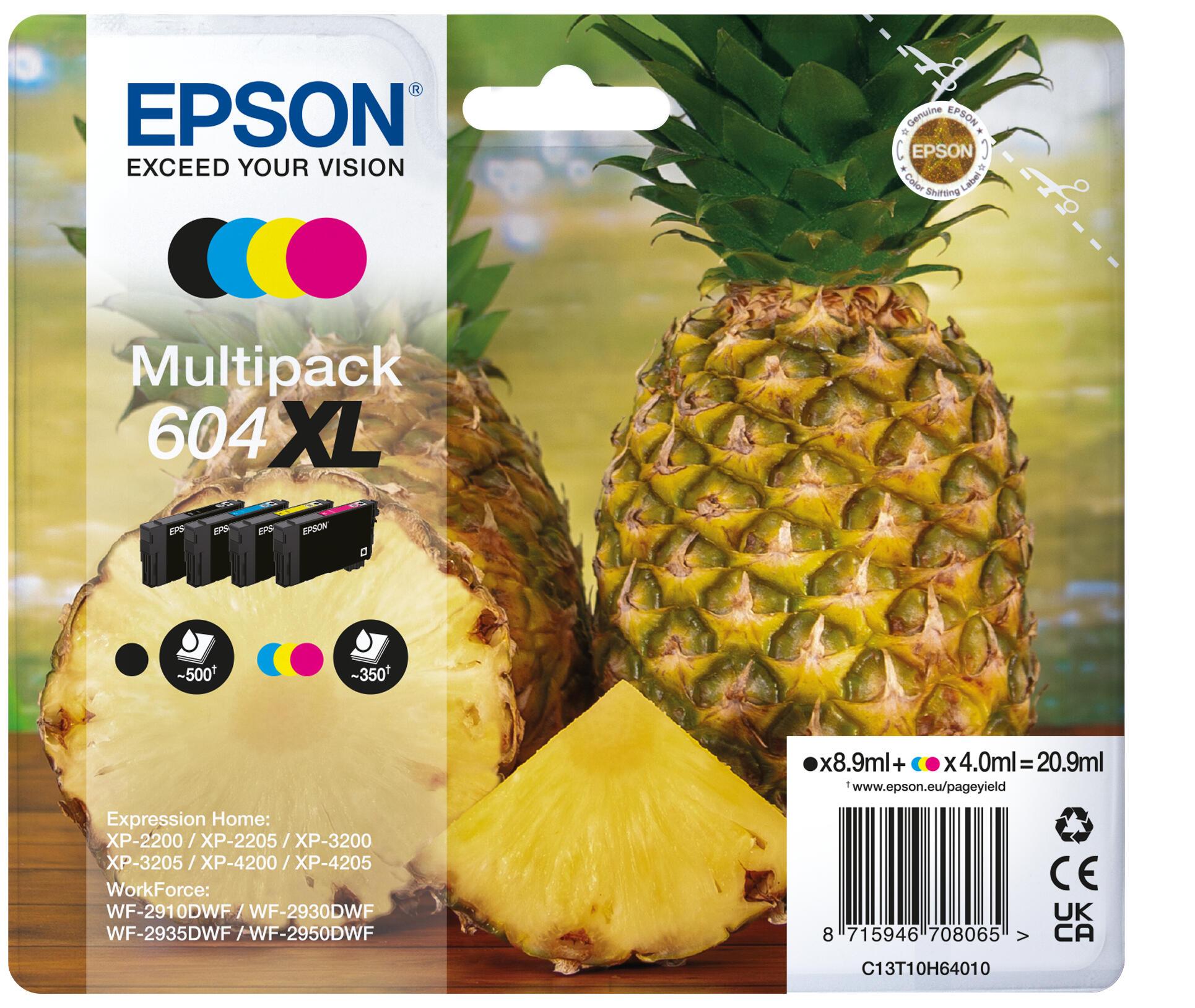 Epson Inchiostro 604XL / C13T10H64010 BK, C, M, Y XL Multipack