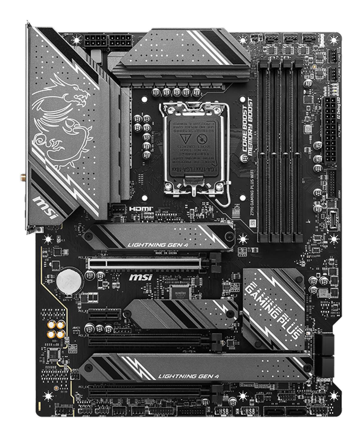 MSI Placa base Z790 Gaming Plus WIFI / 7E06-026R Negro