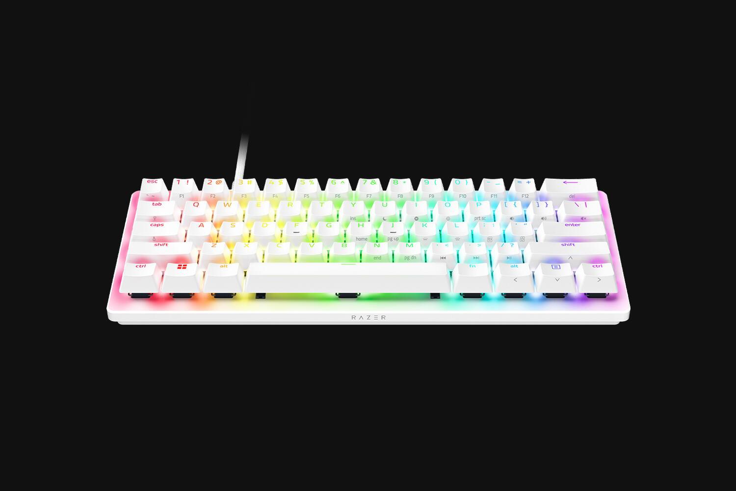 Razer Tastatur Huntsman V3 Pro Mini / RZ03-04990100-R3M1 Weiß