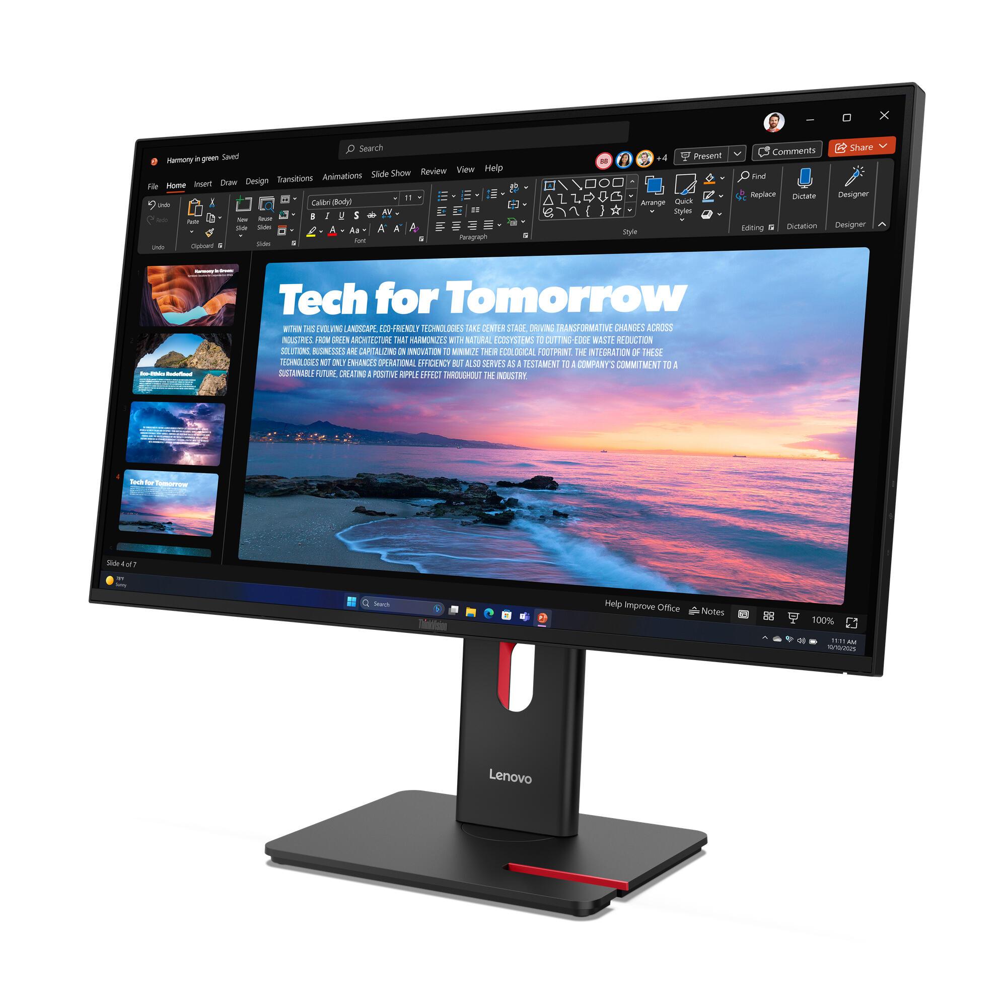 Lenovo Monitor ThinkVision T27qd-40 / 64AAGAT2EU Negro 68,6 cm (27")