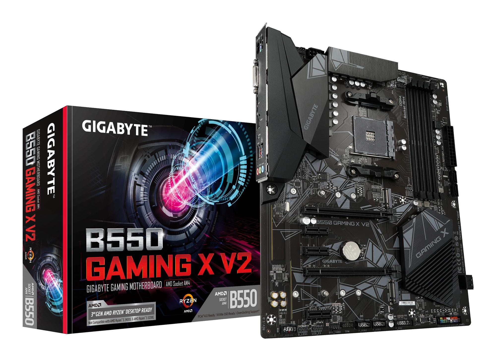 GIGABYTE Carte mère B550 GAMING X V2 Marron