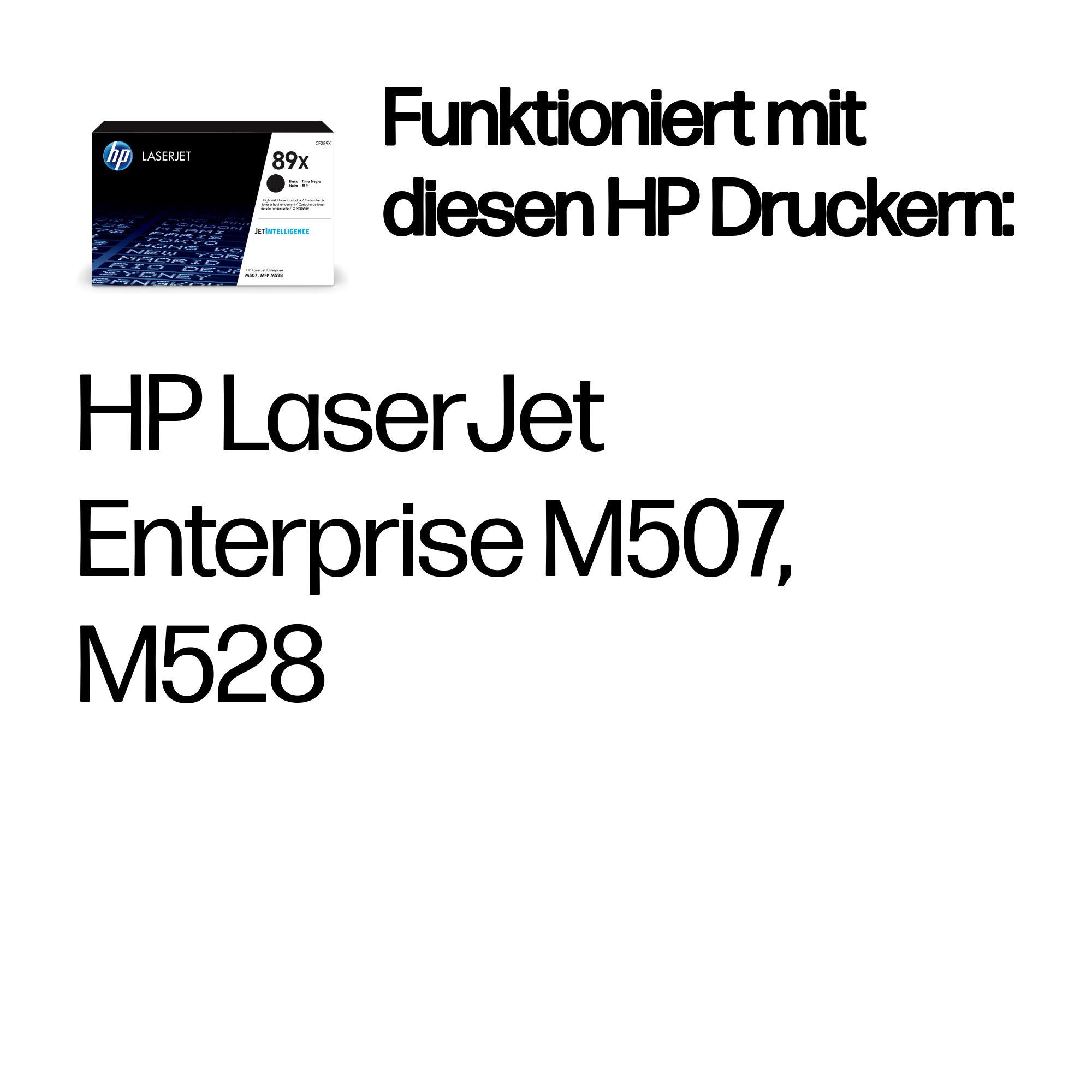 HP Tóner 89X / CF289X Negro XL
