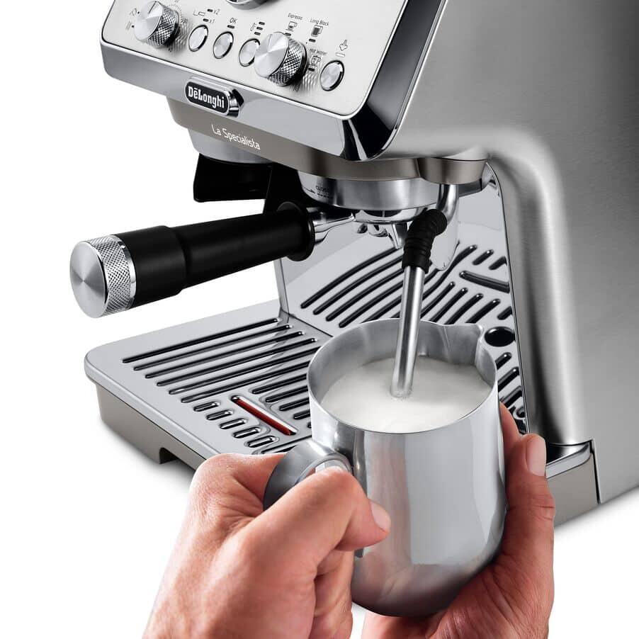 De’Longhi Siebträgermaschine La Specialista Arte Evo Cold Brew / EC9255.M Grau, Edelstahl