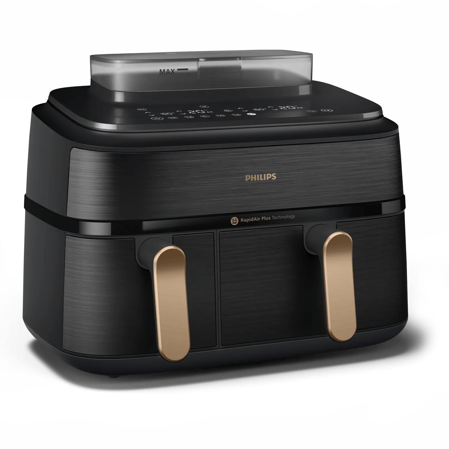 Philips Freidora de aire caliente 5000 Series / NA552/00 Negro, dorado