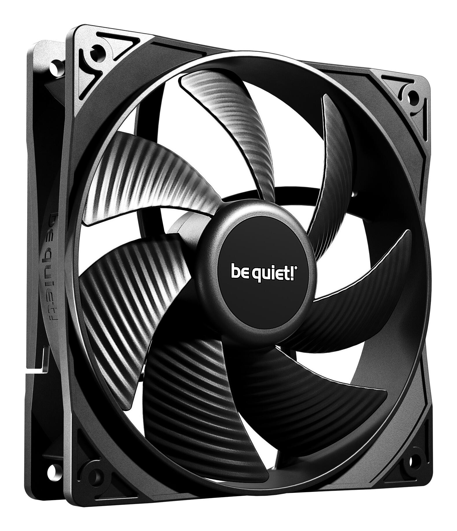 be quiet! Ventilador Pure Wings 3 PWM 120mm / BL141 Negro 3-Pack