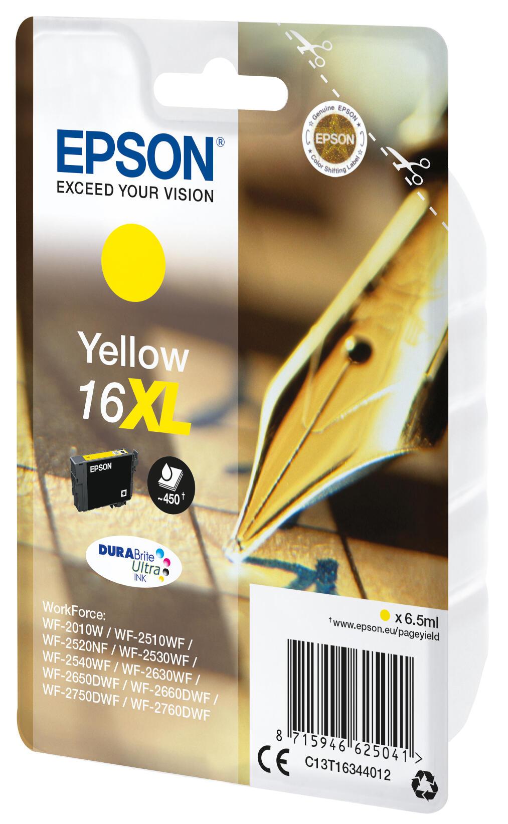 Epson Encre 16XL / C13T16344012 Jaune XL