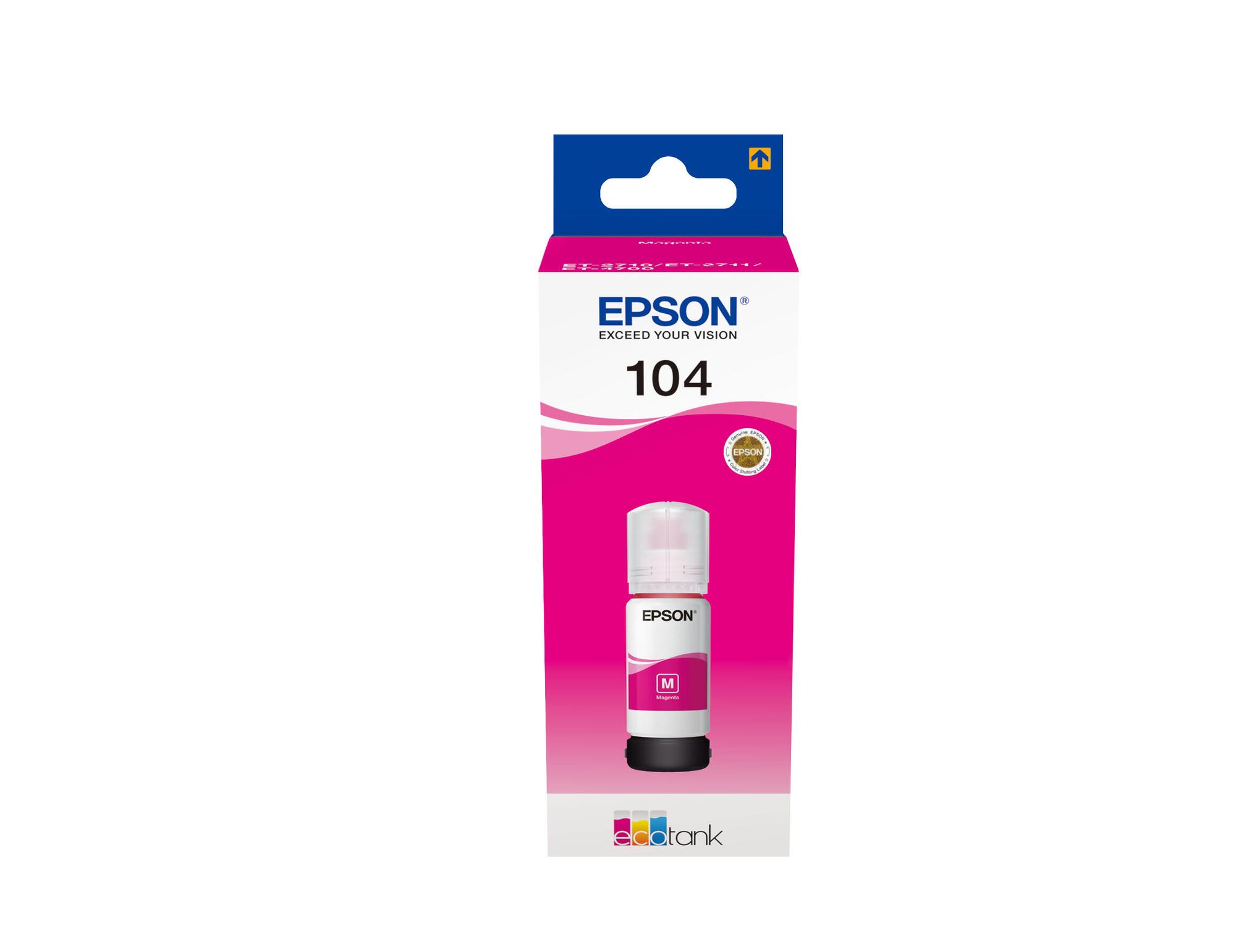 Epson Ink 104 / C13T00P340 Magenta Standard