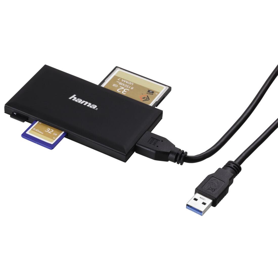 Hama SD card reader Multi-Card / 00181018 Black L