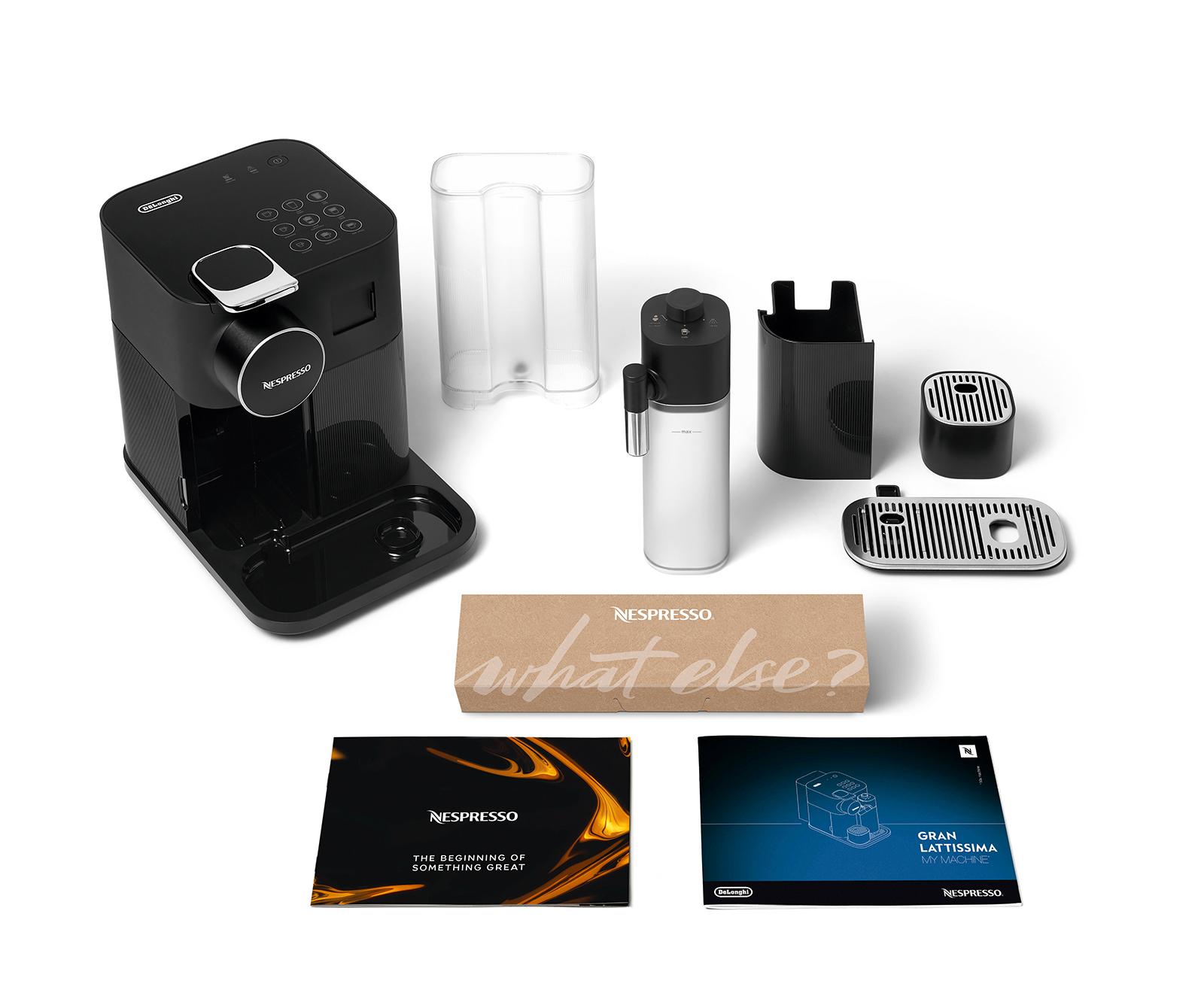 De’Longhi Kapselmaschine Nespresso Gran Lattissima / EN640.B Schwarz