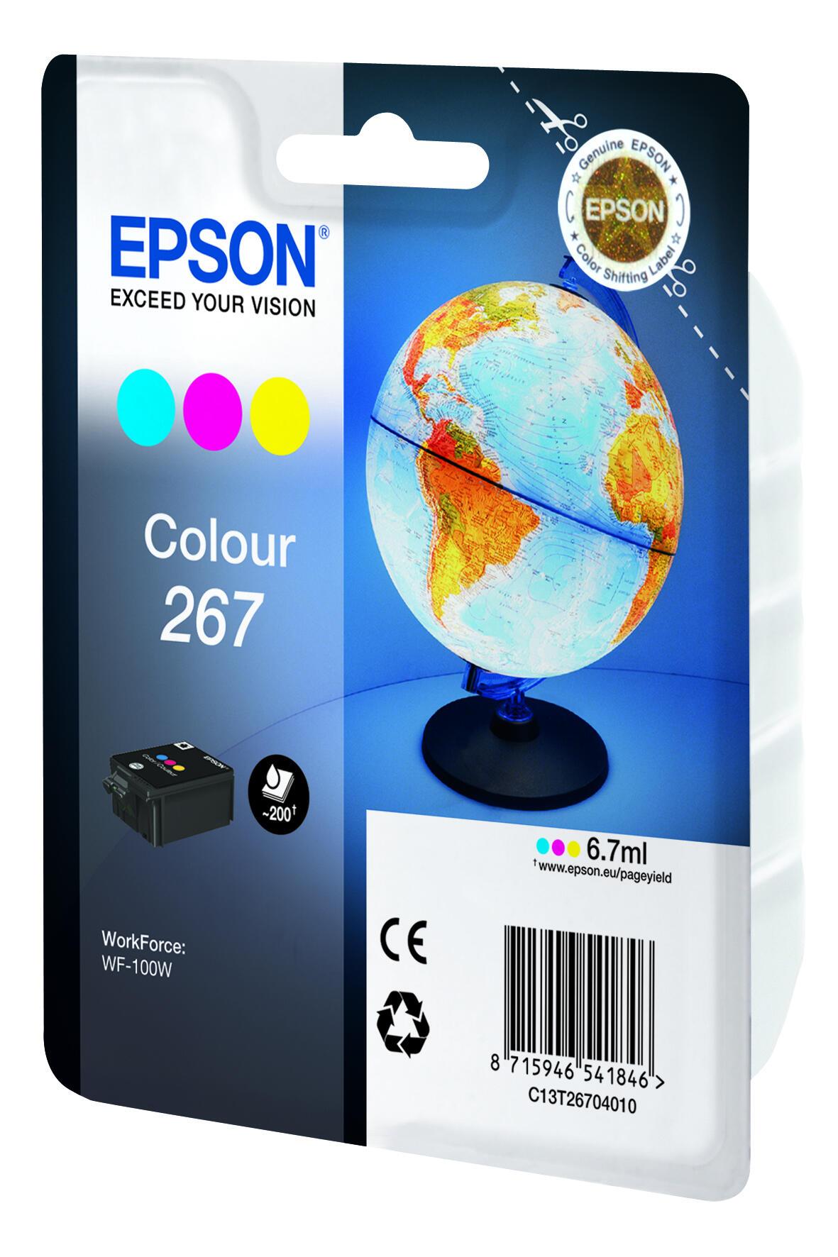 Epson Inchiostro 267 / C13T26704010 C,M,Y Multipack