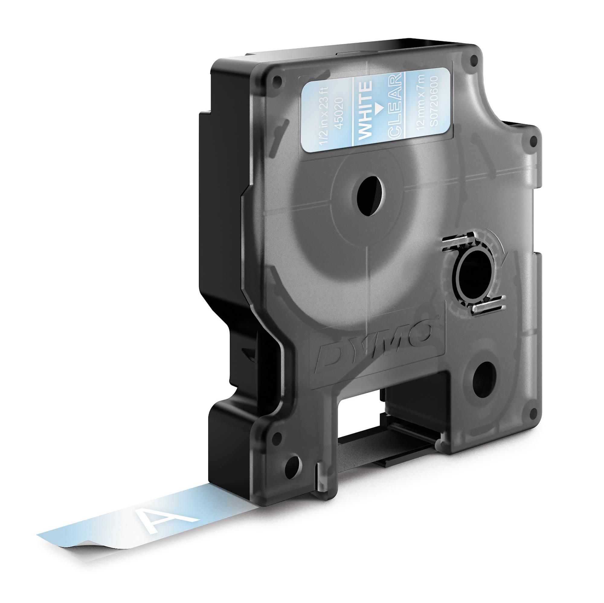 DYMO Ruban encreur 45020 / S0720600 Transparent, blanc
