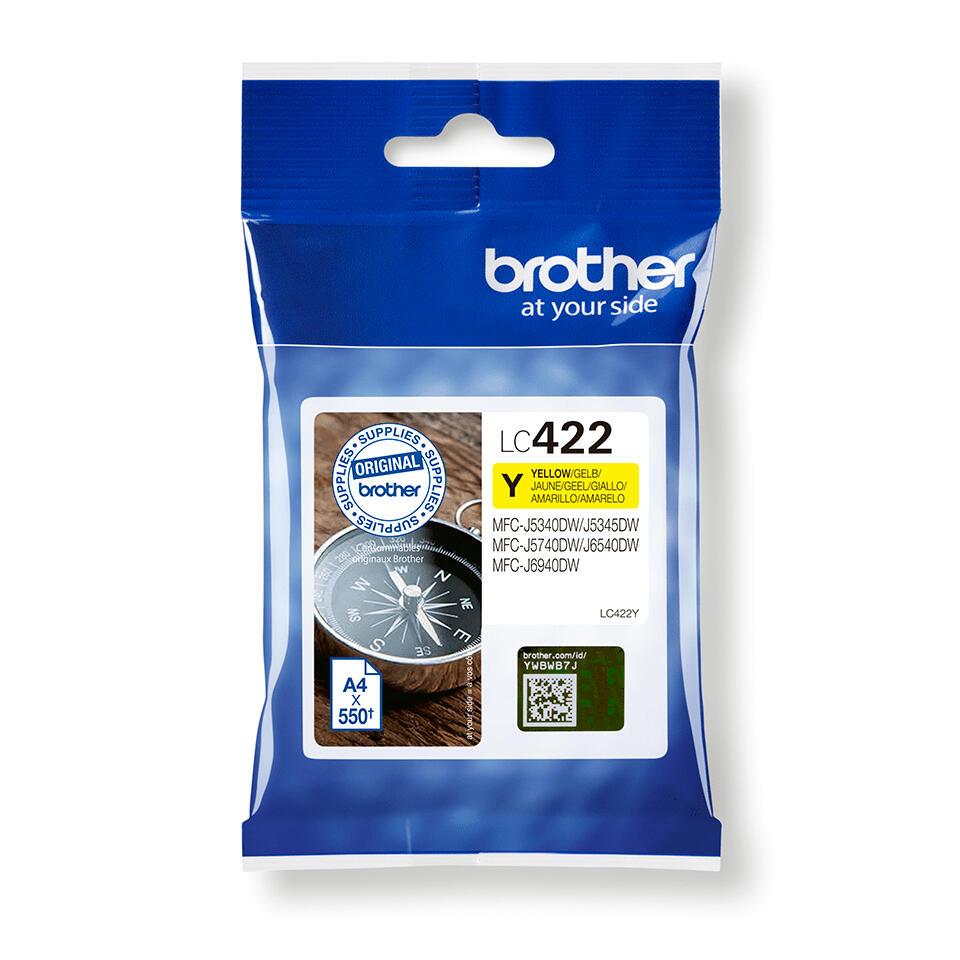 Brother Tinta LC-422Y / LC422Y Amarillo Standard