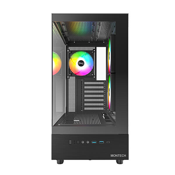 Montech PC-Gehäuse XR / XR (B) Schwarz