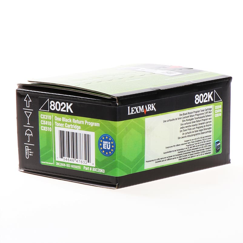 Lexmark Toner 802K / 80C20K0 Black