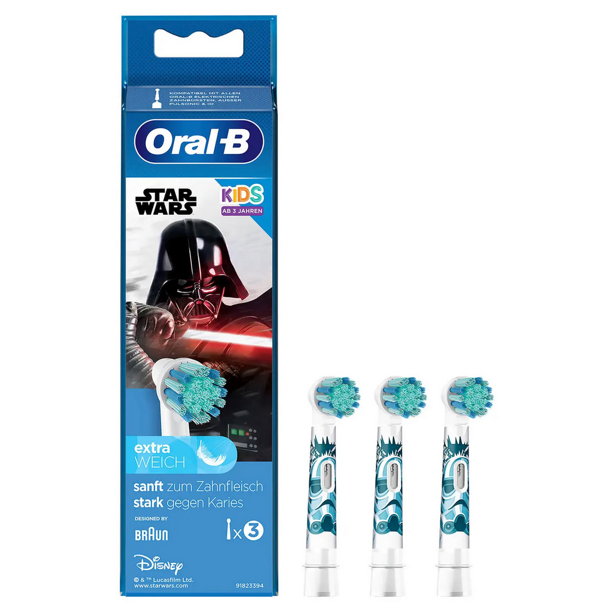 Oral-B Sonic toothbrush head 3x 404309 / 404309 White