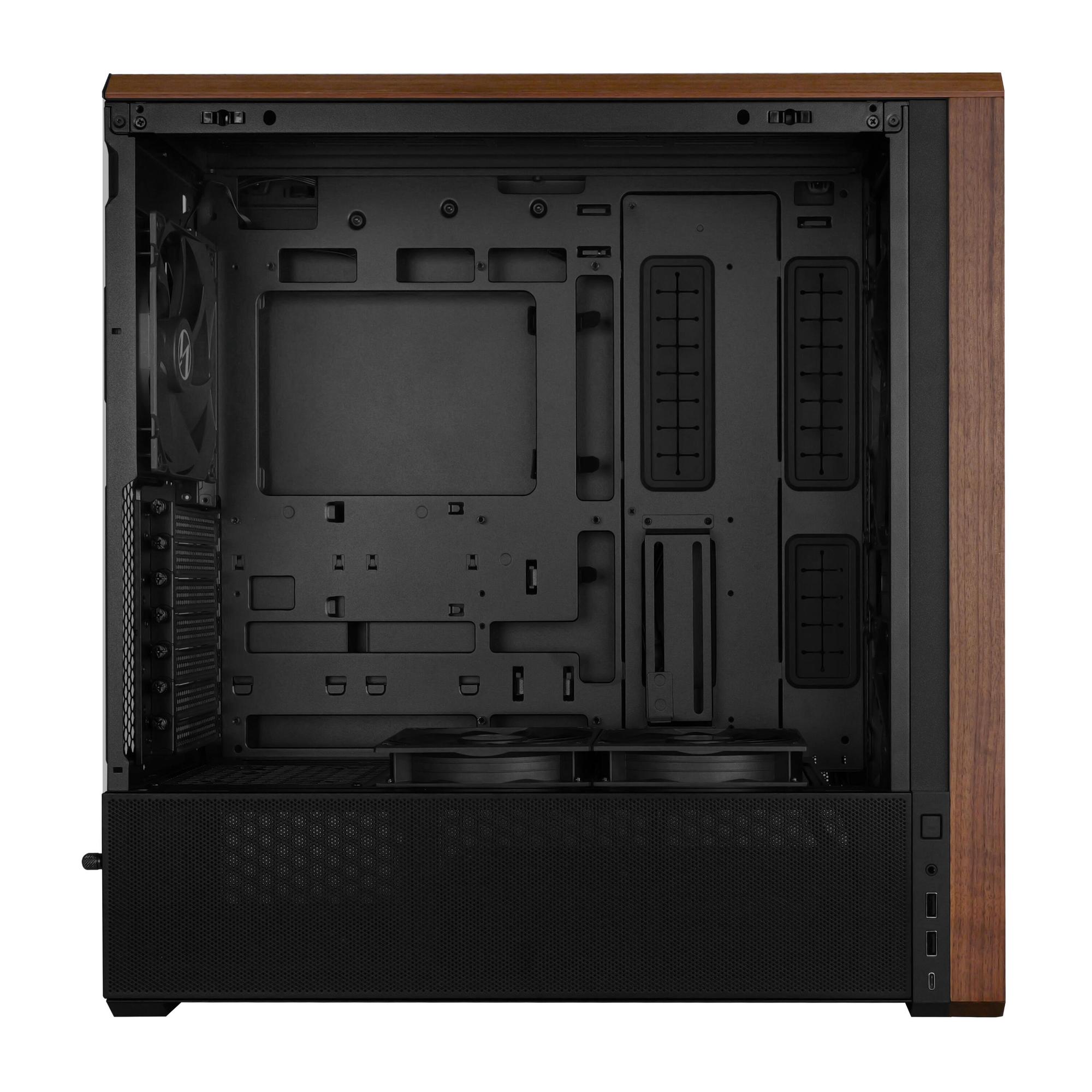 Lian Li PC case Lancool 217 Wood / G99.LAN217X.00 Black, wood