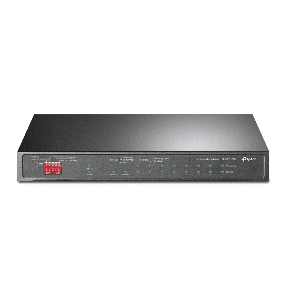 TP-LINK Switch SG1210M / TL-SG1210MP Schwarz