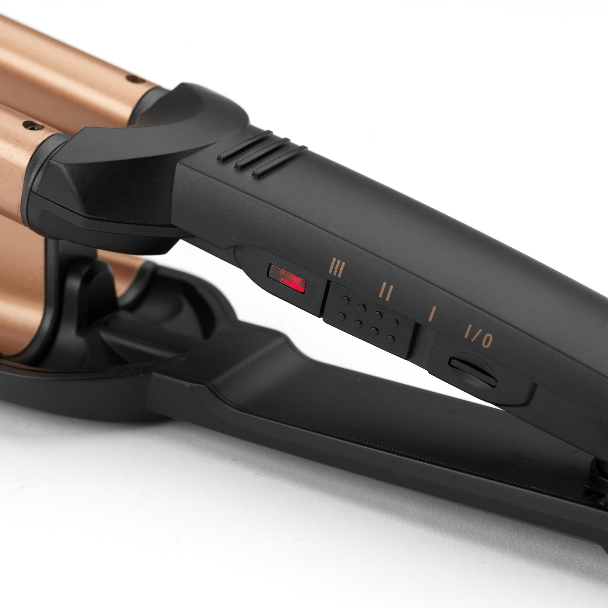 BaByliss Rizador Deep Waves / W2447E Negro, naranja