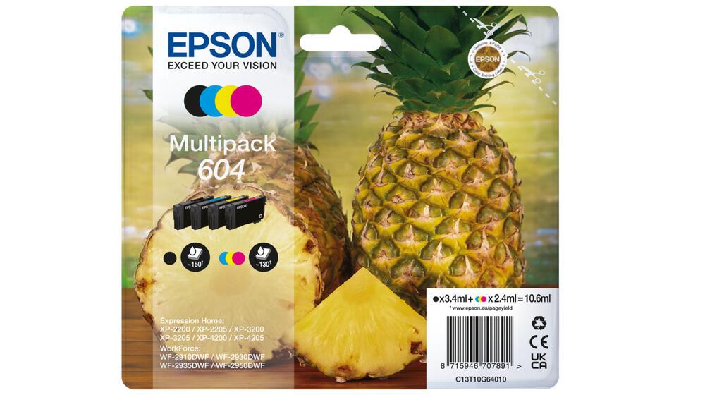 Epson Inchiostro T10G64 / C13T10G64010 BK, C, M, Y Multipack