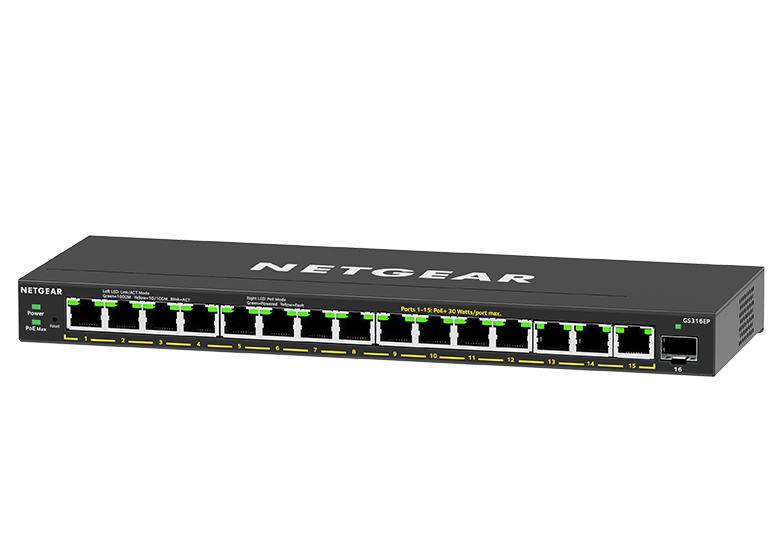 Netgear Switch GS316EP / GS316EP-100PES Black