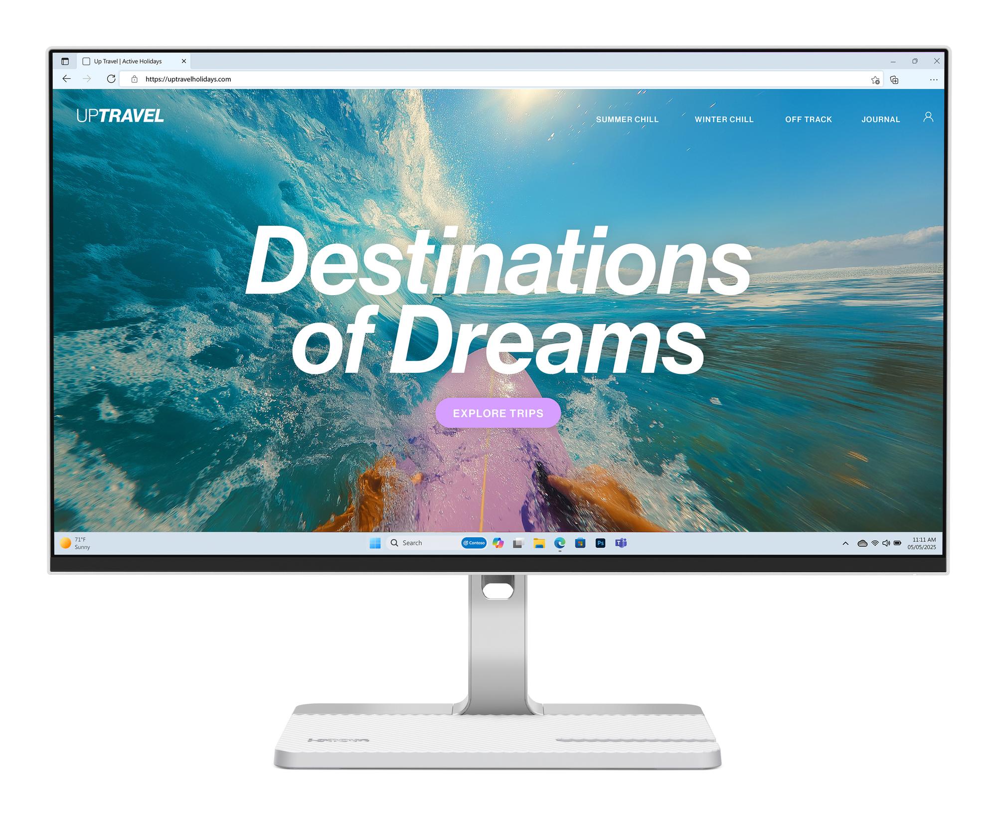 Lenovo Monitor L24D-4C / 67DCUAT6EU Grigio 60,5 cm (23,8")