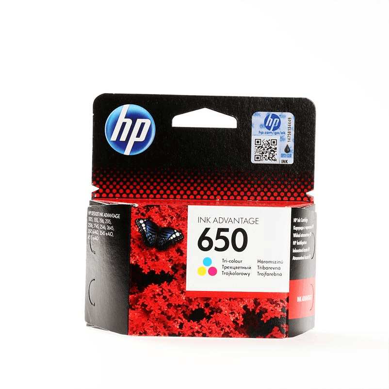 HP Tinte 650 / CZ102AE C,M,Y