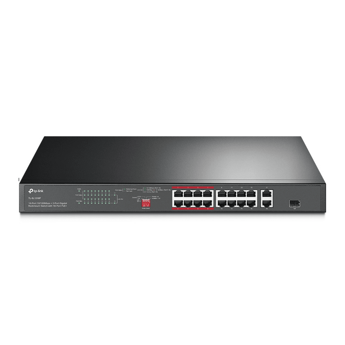 TP-LINK Switch JetStream SL1218P V4 / TL-SL1218P Schwarz