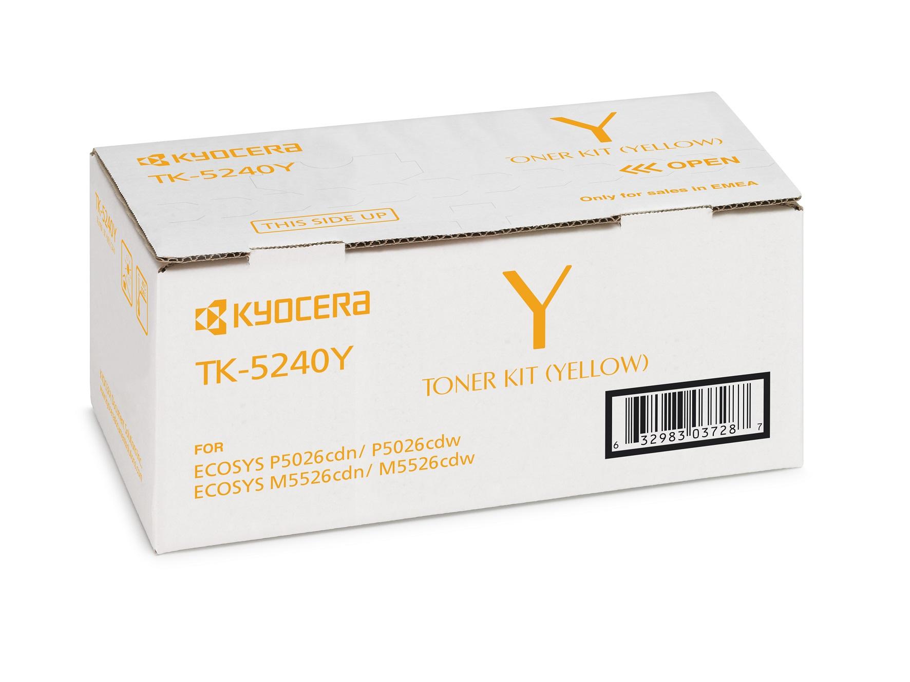 KYOCERA Tóner TK-5240Y / 1T02R7ANL0 Amarillo Standard