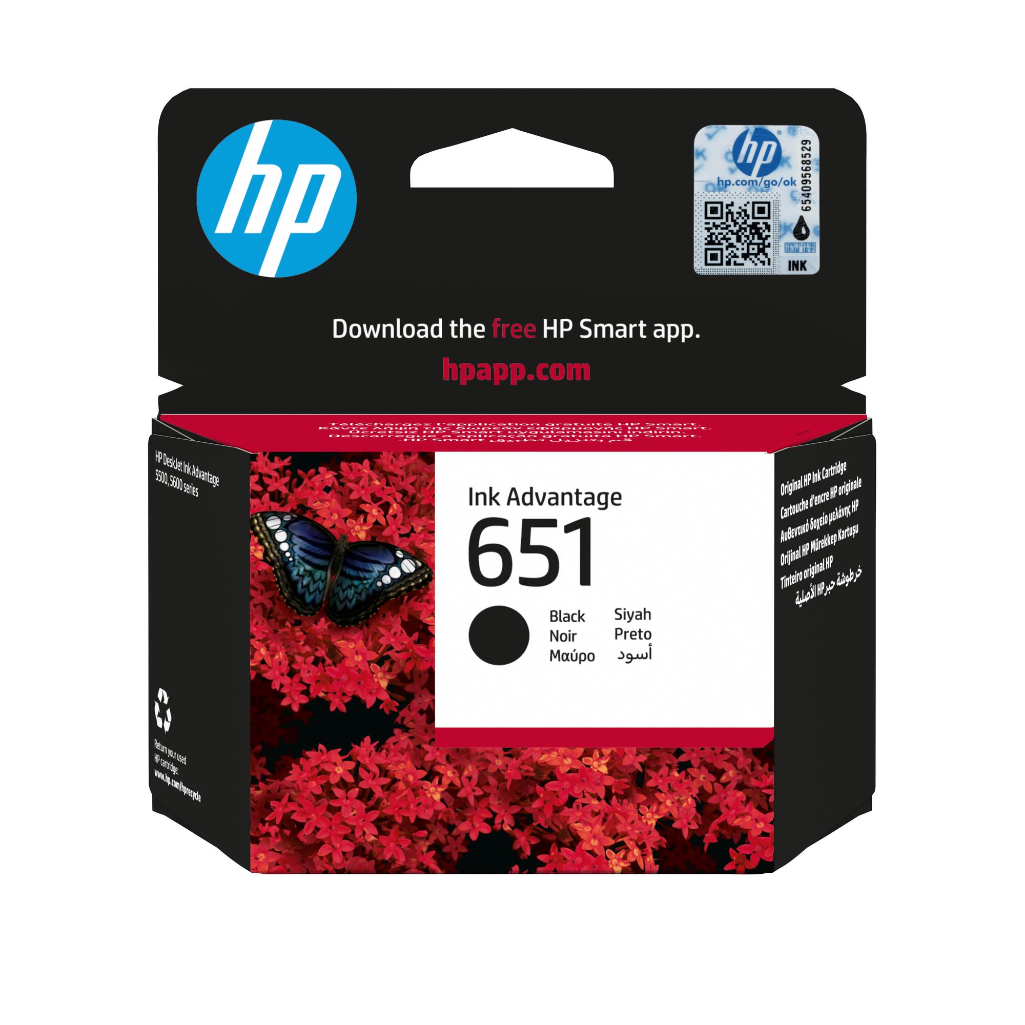 HP Ink 651 / C2P10AE Black Standard
