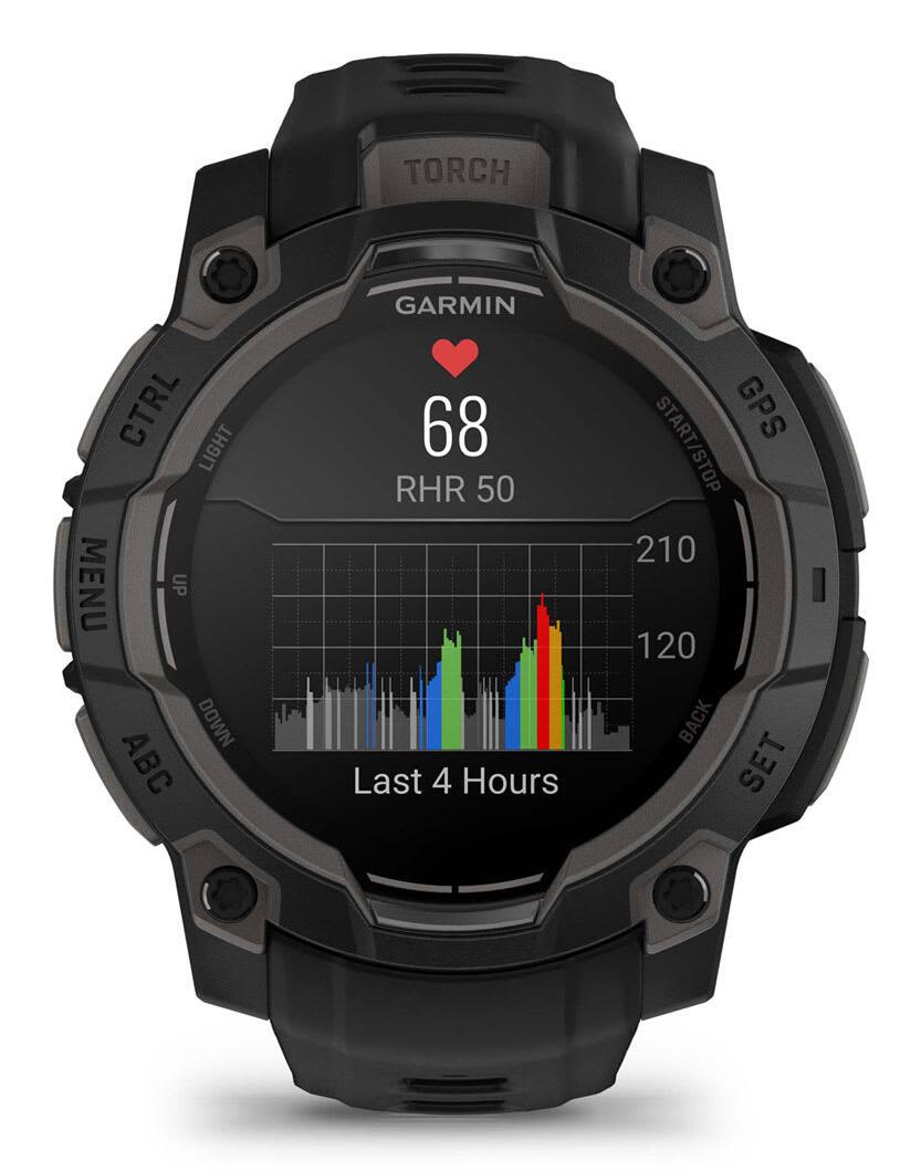 Garmin Wearable Instinct 3 45mm / 010-02936-00 Noir Standard 3,05 cm (1,2")