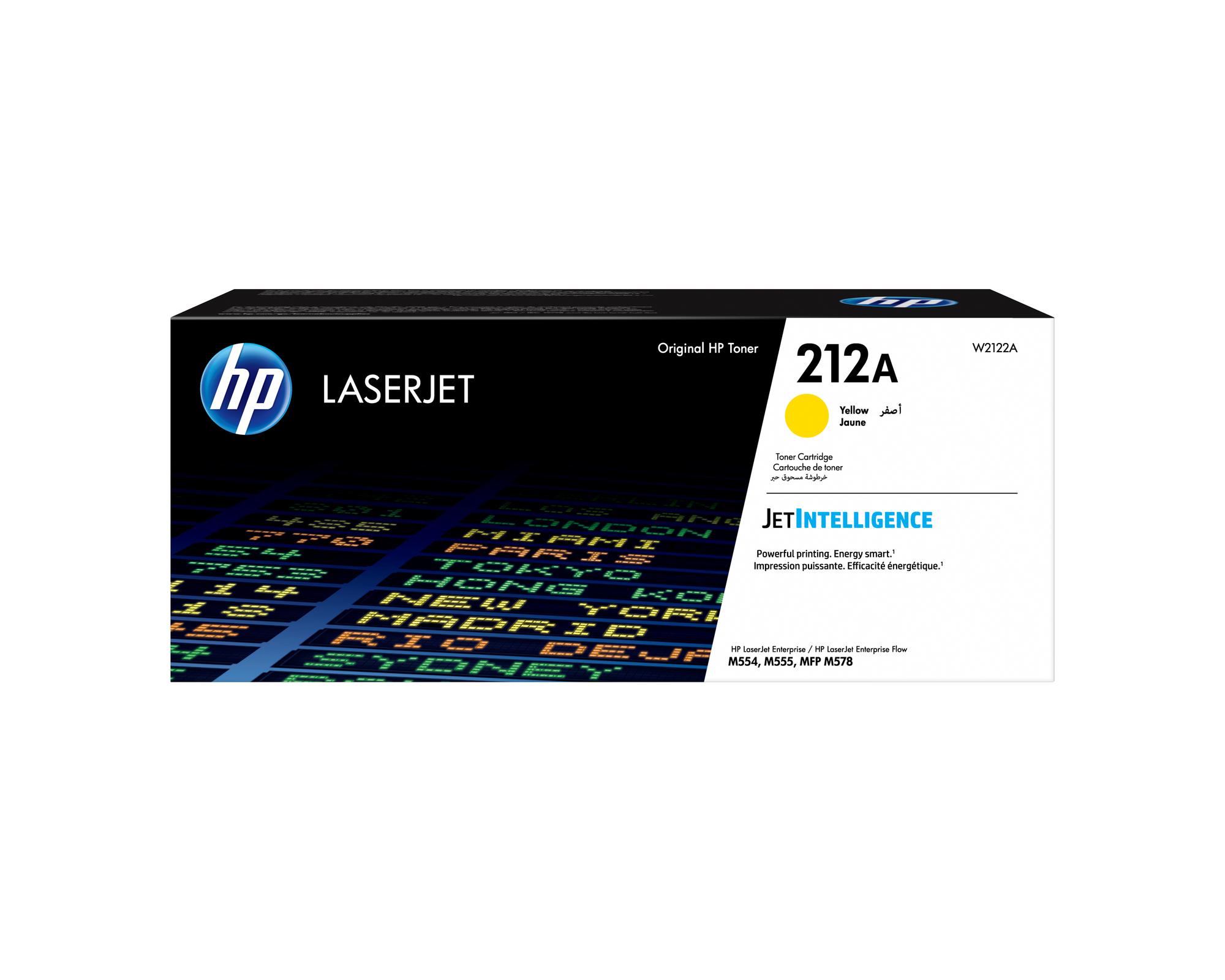 HP Tóner 212A / W2122A Amarillo Standard
