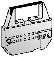 Olivetti Nastro colorato 82025 Nero