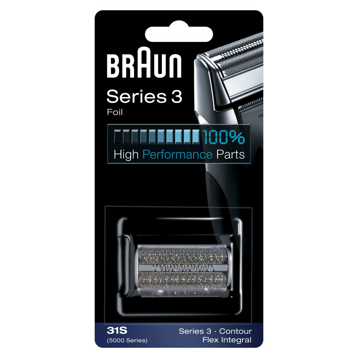 Braun Razor blade 31SV / 2082 5040 Black