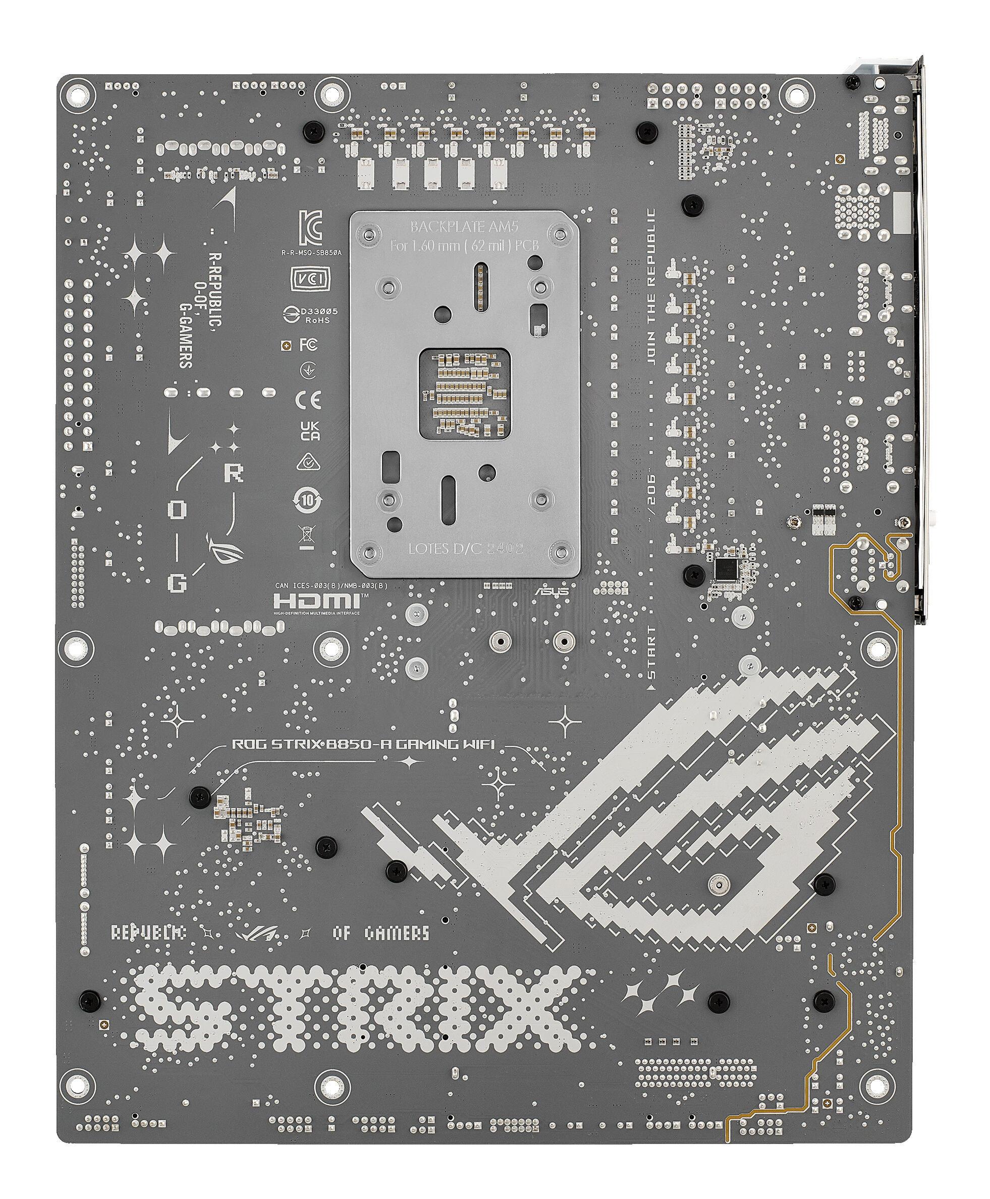 ASUS Carte mère ROG STRIX B850-A GAMING WIFI / 90MB1J50-M0EAY0 Blanc