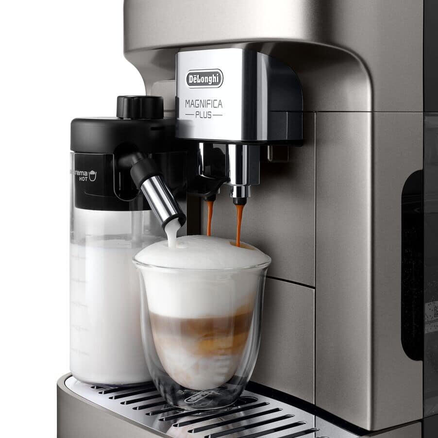 De’Longhi Macchina da caffè completamente automatica Magnifica Plus / ECAM320.70.TB Nero, grigio