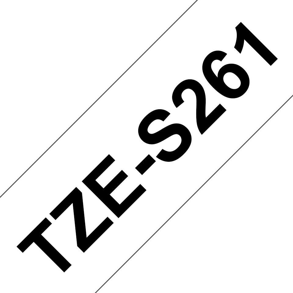 Brother Colour ribbon TZE-S261 / TZES261 Black, white