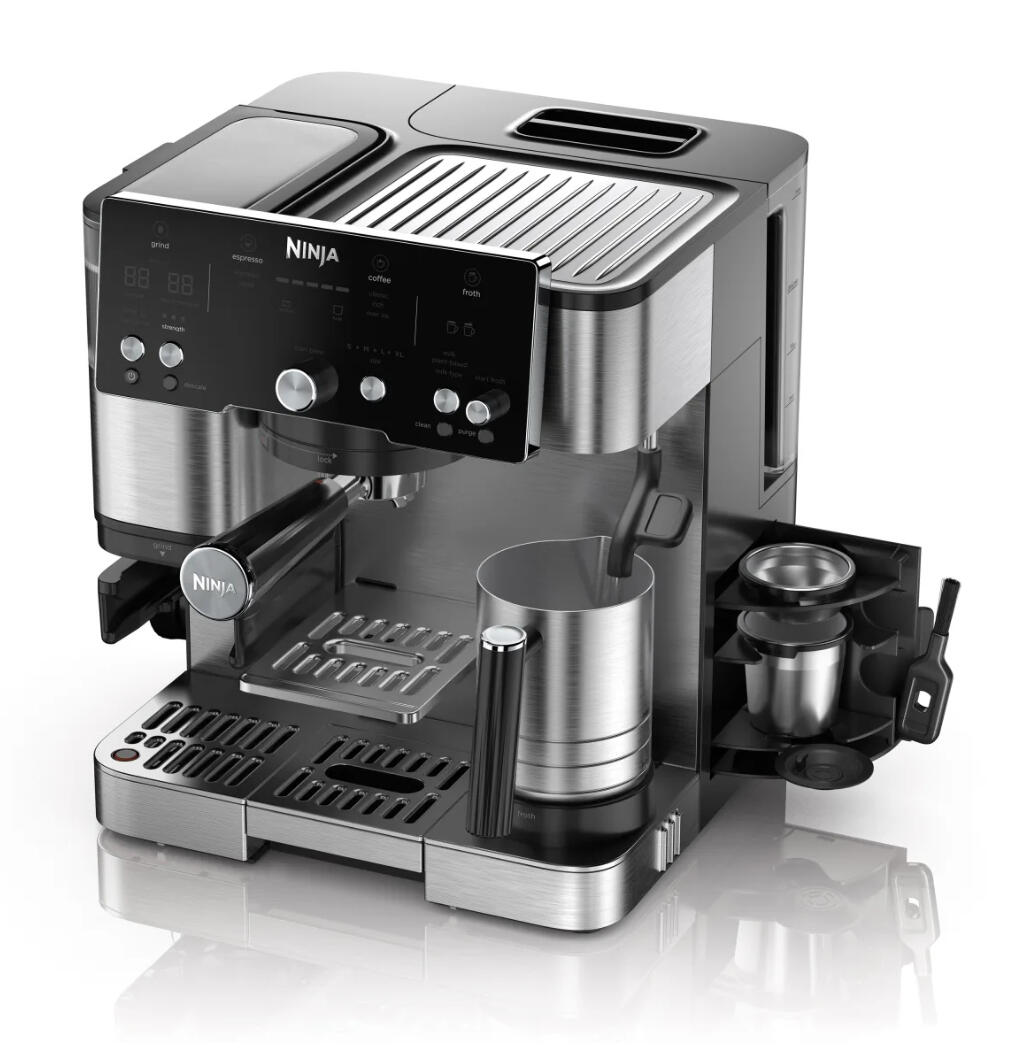 SharkNinja Machine à café automatique Ninja Luxe Café Essential / ES501EU Noir, acier inoxydable