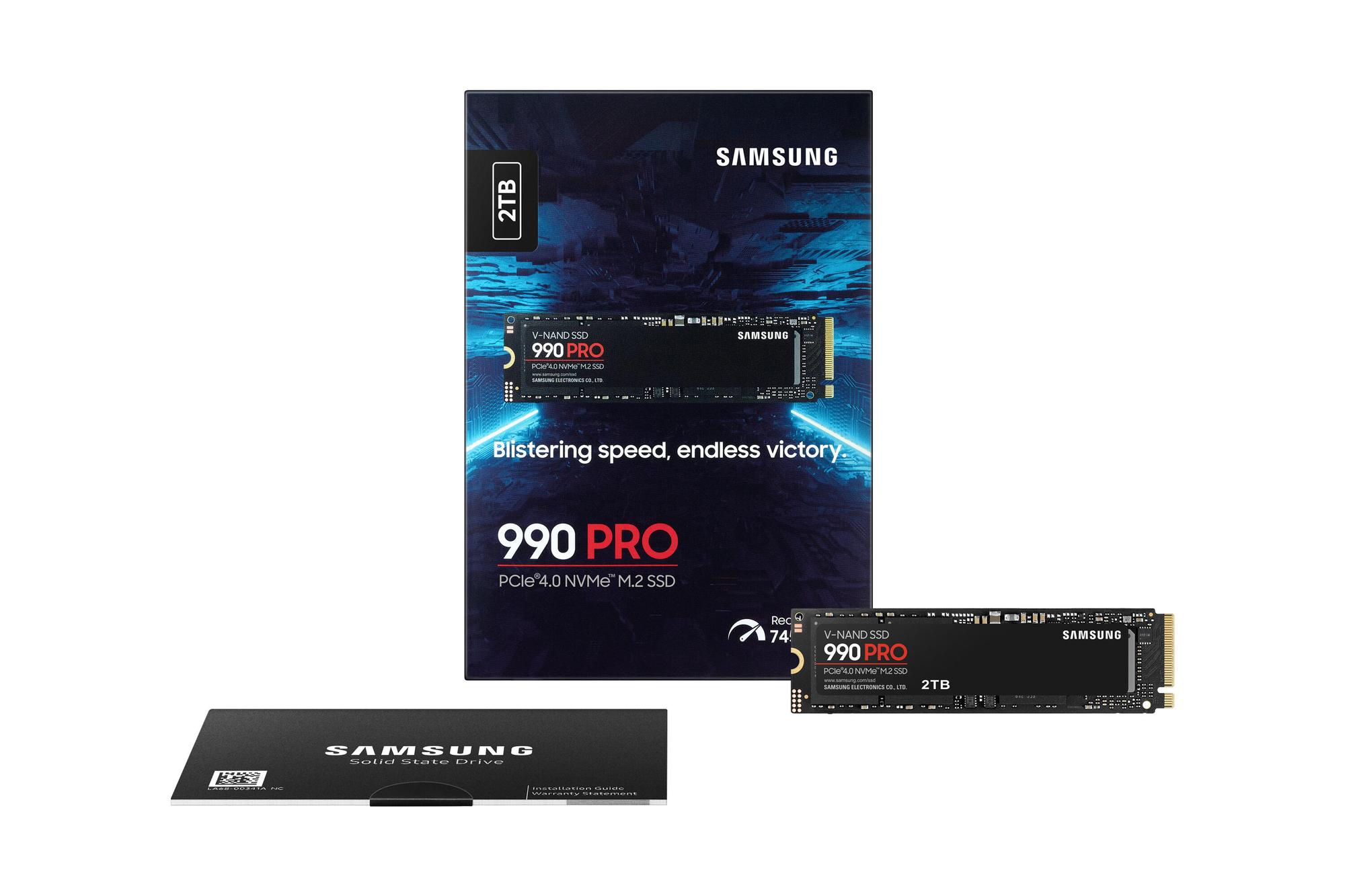 Samsung M.2 SSD Samsung 990 Pro / MZ-V9P2T0BW Mehrfarbig