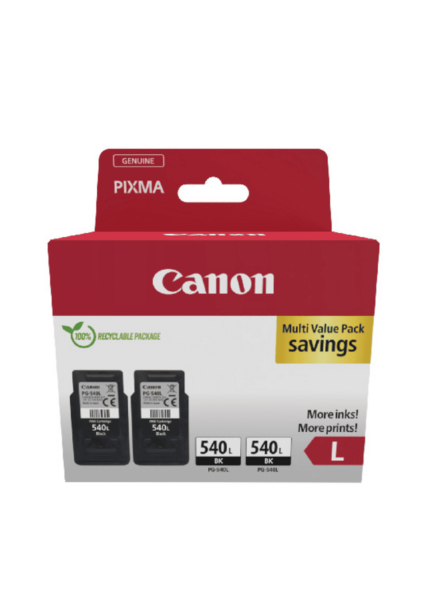 Canon Tinte PG-540 L / 5224B020 Foto Schwarz Doppelpack