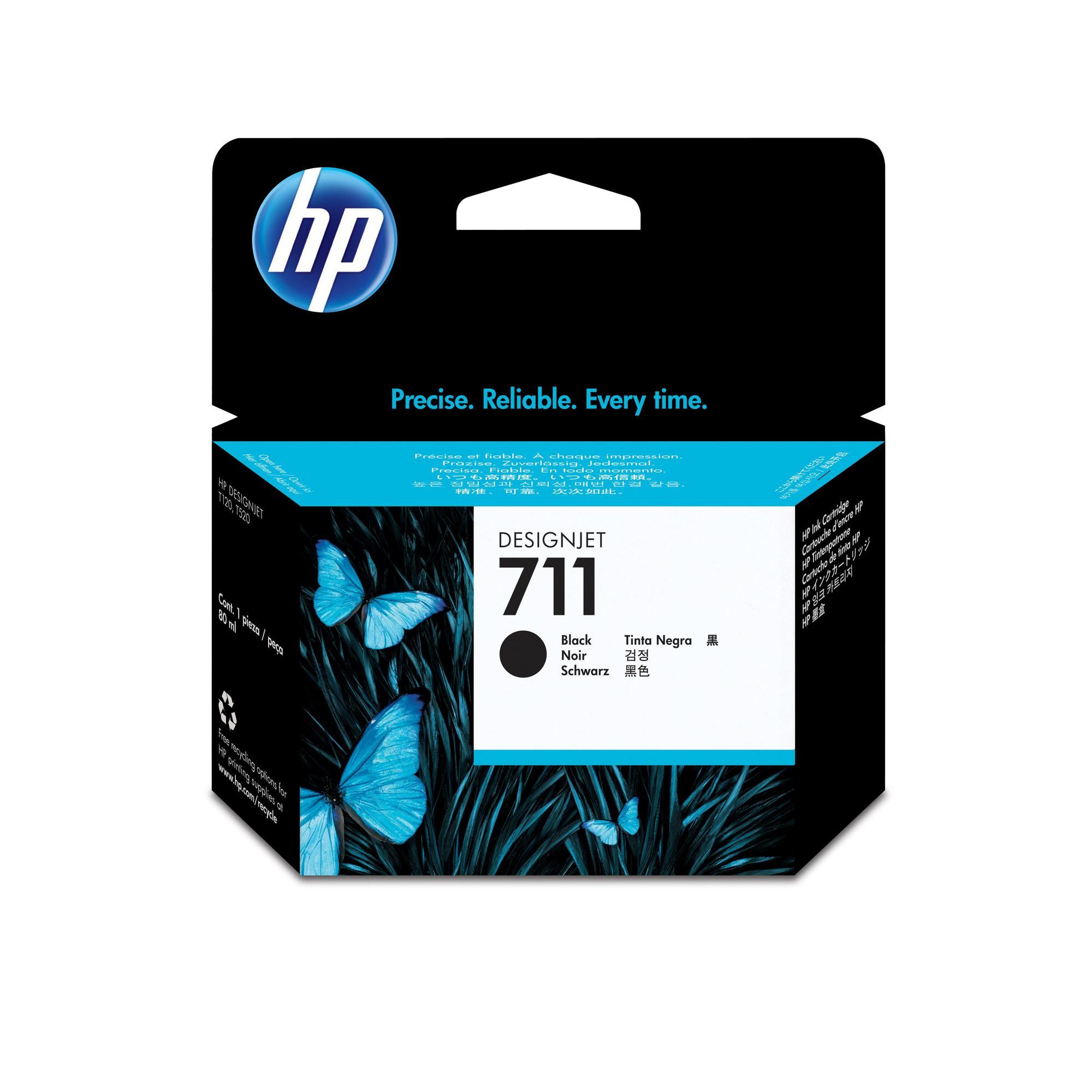 HP Tinta 711 / CZ133A Negro XL
