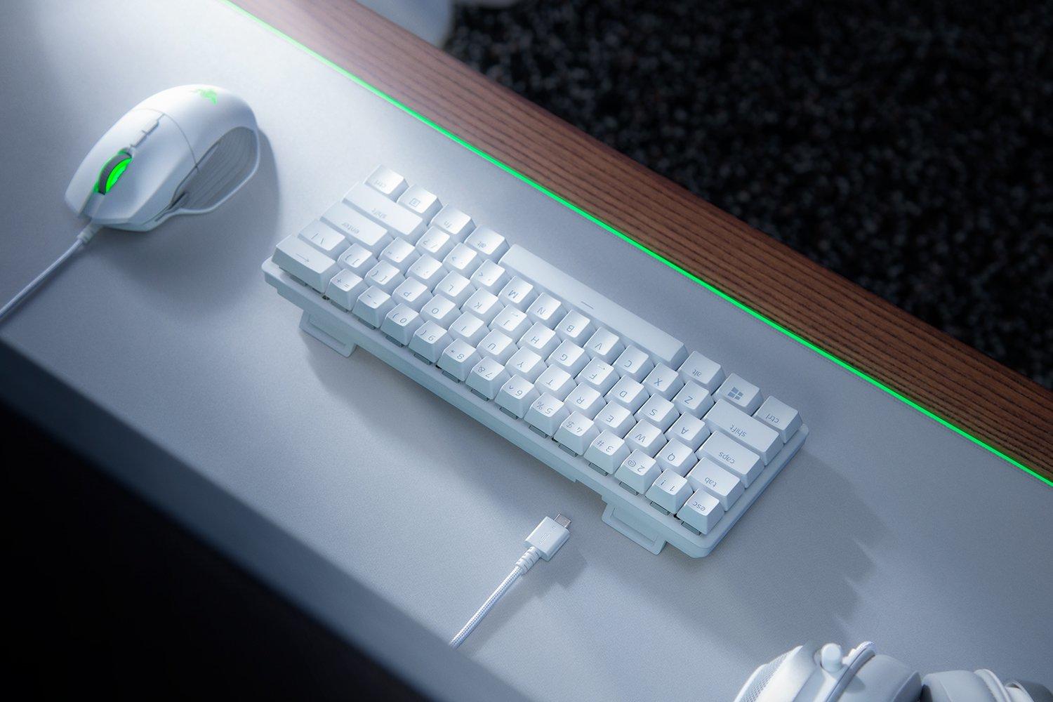Razer Tastatur Huntsman Mini Mercury Red DE / RZ03-03392700-R3G1 Weiß