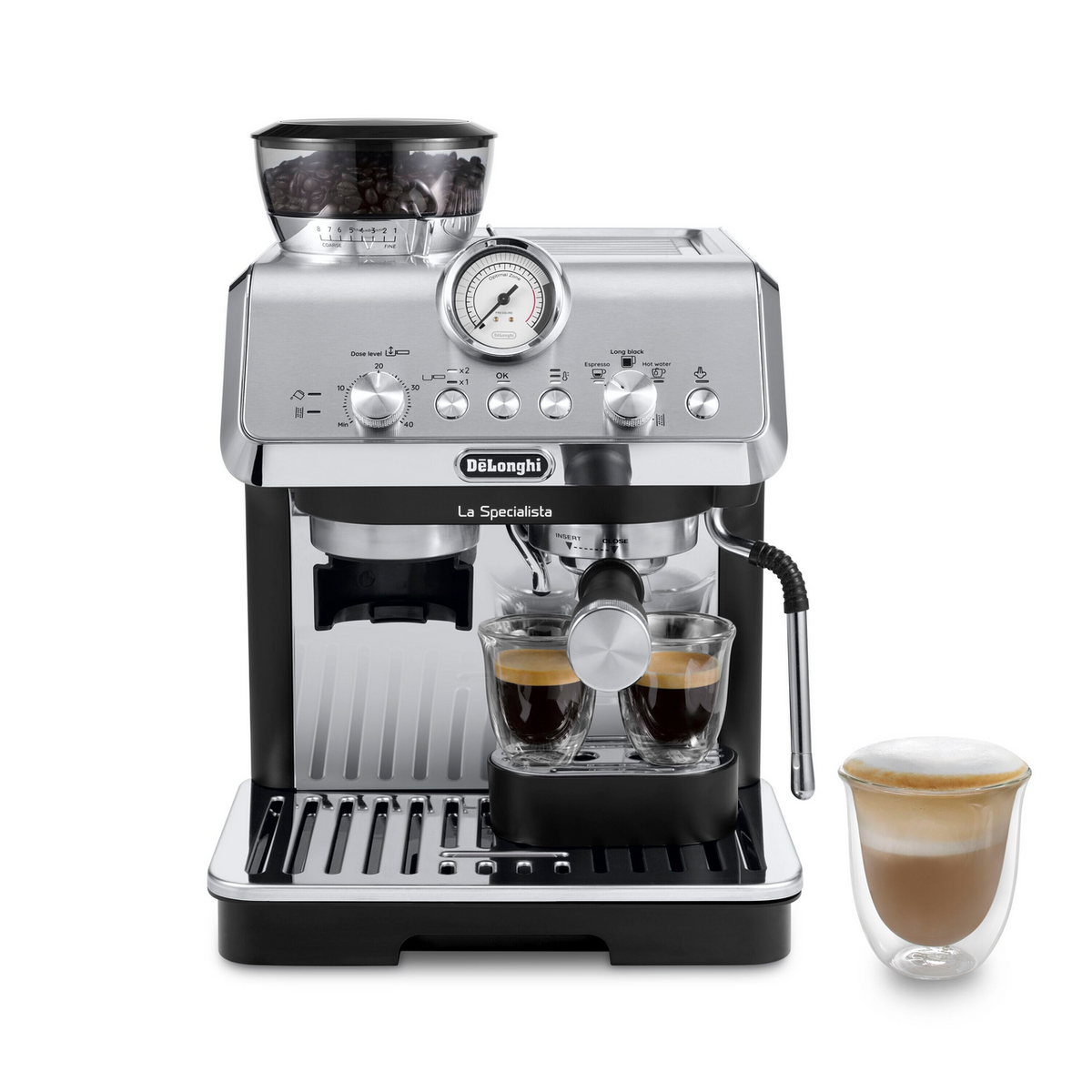 De'Longhi Portafilter machine La Specialista Arte EC9155.MB / EC9155.MB Silver