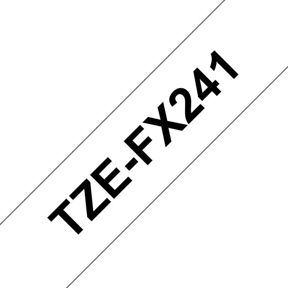 Brother Nastro colorato TZE-FX241 / TZEFX241 Nero, bianco