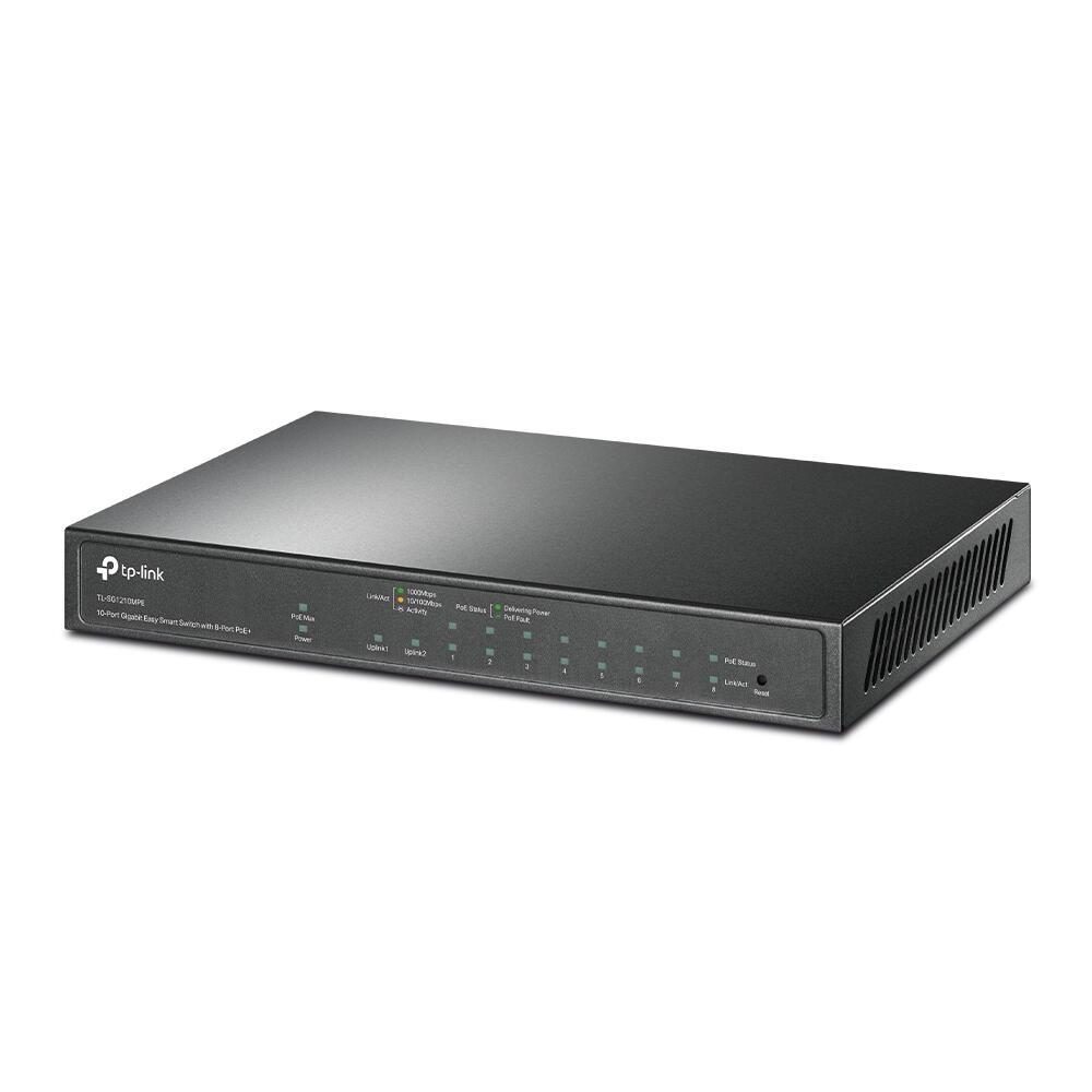 TP-Link Interruttore TL-SG1210MPE / TL-SG1210MPE Nero