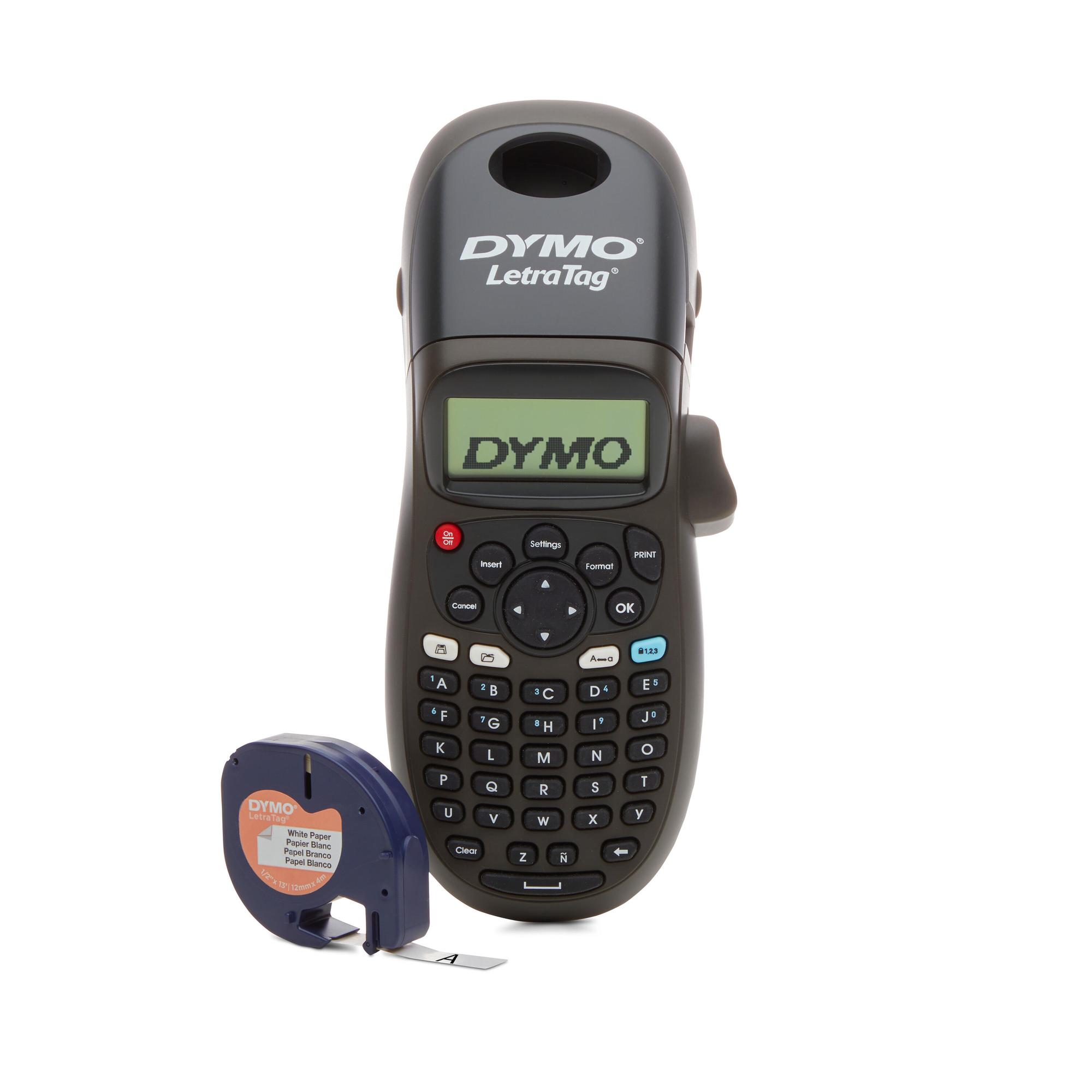 DYMO Dispositivo di etichettatura LetraTag LT-100H / 2174575 Nero Standard