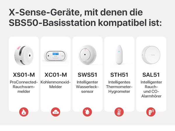 X-Sense Smart-Home-Steuerung SBS50 / ZASXS00104WEU Weiß