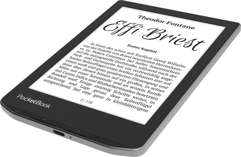 PocketBook eBook reader Verse EU / PB629-M-WW Black, silver S 15.2 cm (6")