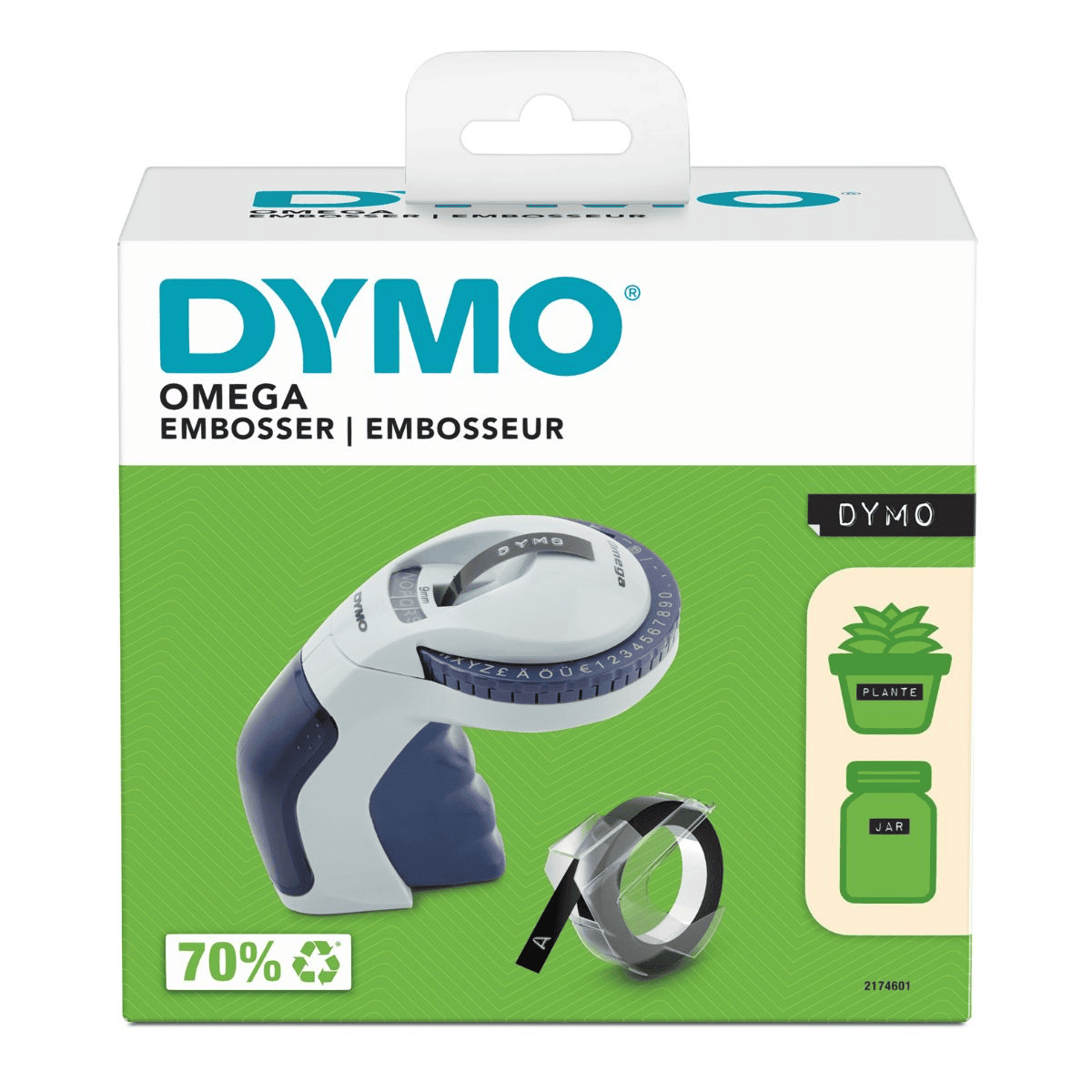 Dymo Étiqueteuse Omega2 / 2174601 Noir/Blanc