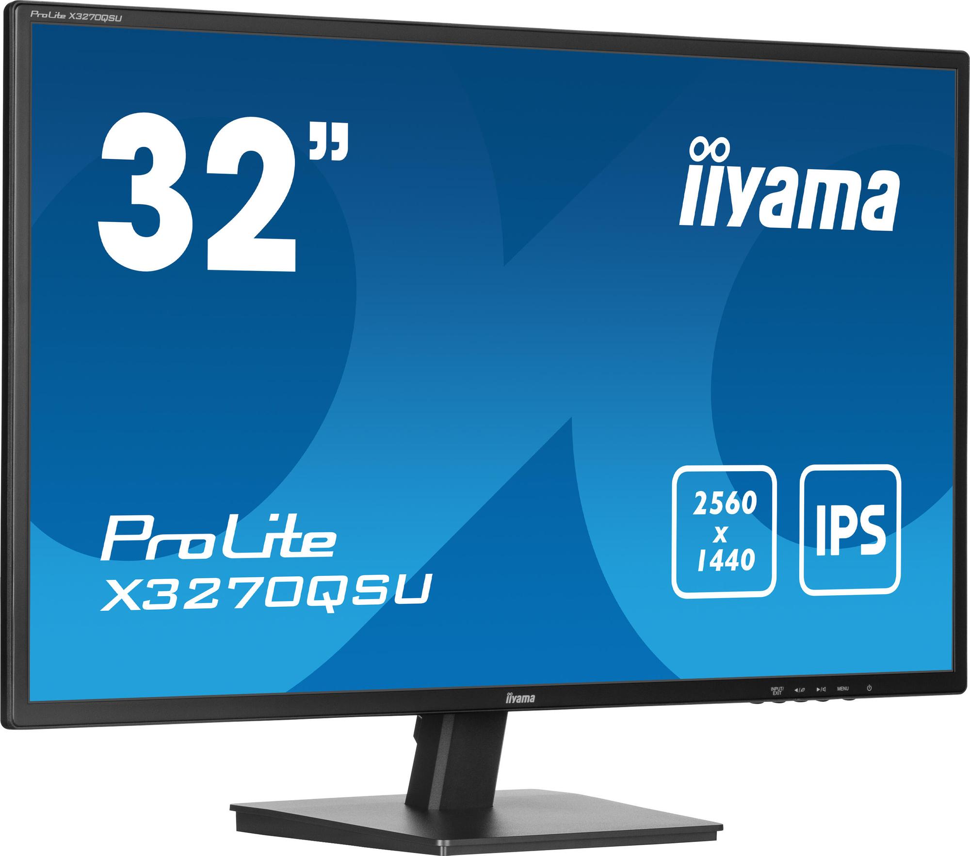 iiyama Monitor X3270QSU-B1 / X3270QSU-B1 Negro 80 cm (31,5")