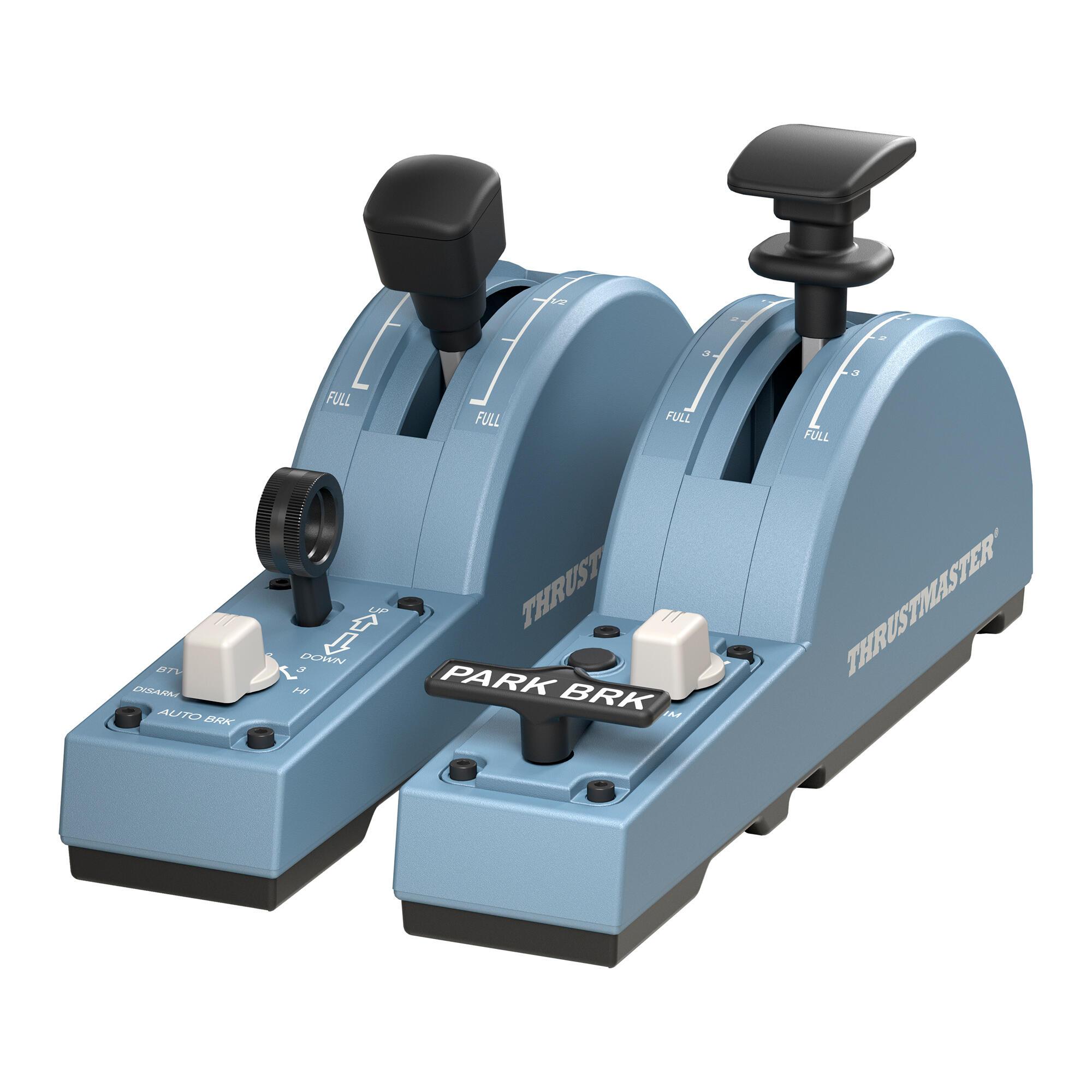 Thrustmaster Contrôleur TCA Quadrant Add-On Airbus Edi / 2960853 Noir, bleu